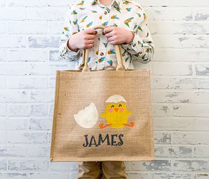 Easter Chick Egg Burlap／ヒヨコ(BB-JT-047)